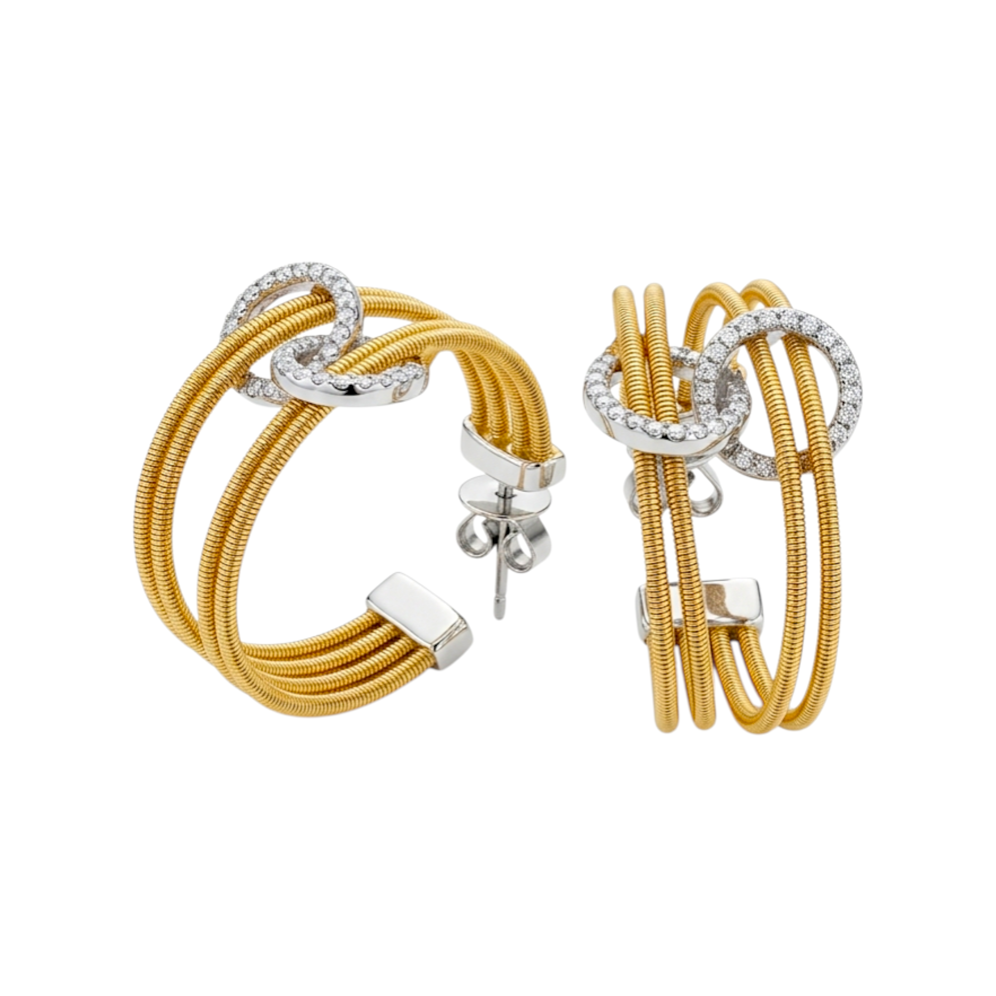 Silver Hoops