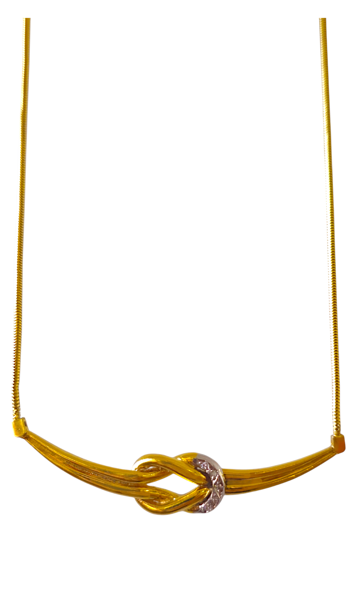 Collier en or avec diamants