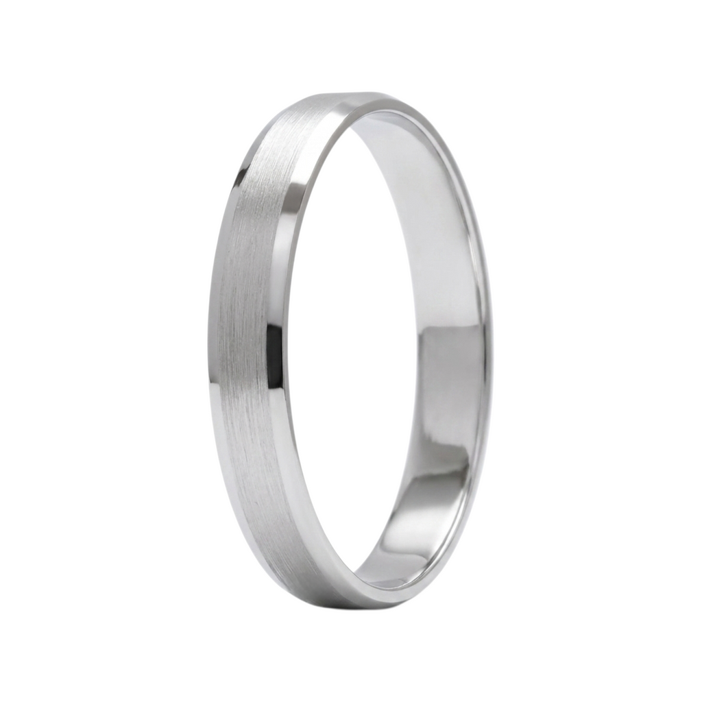 3mm Silver Wedding Band