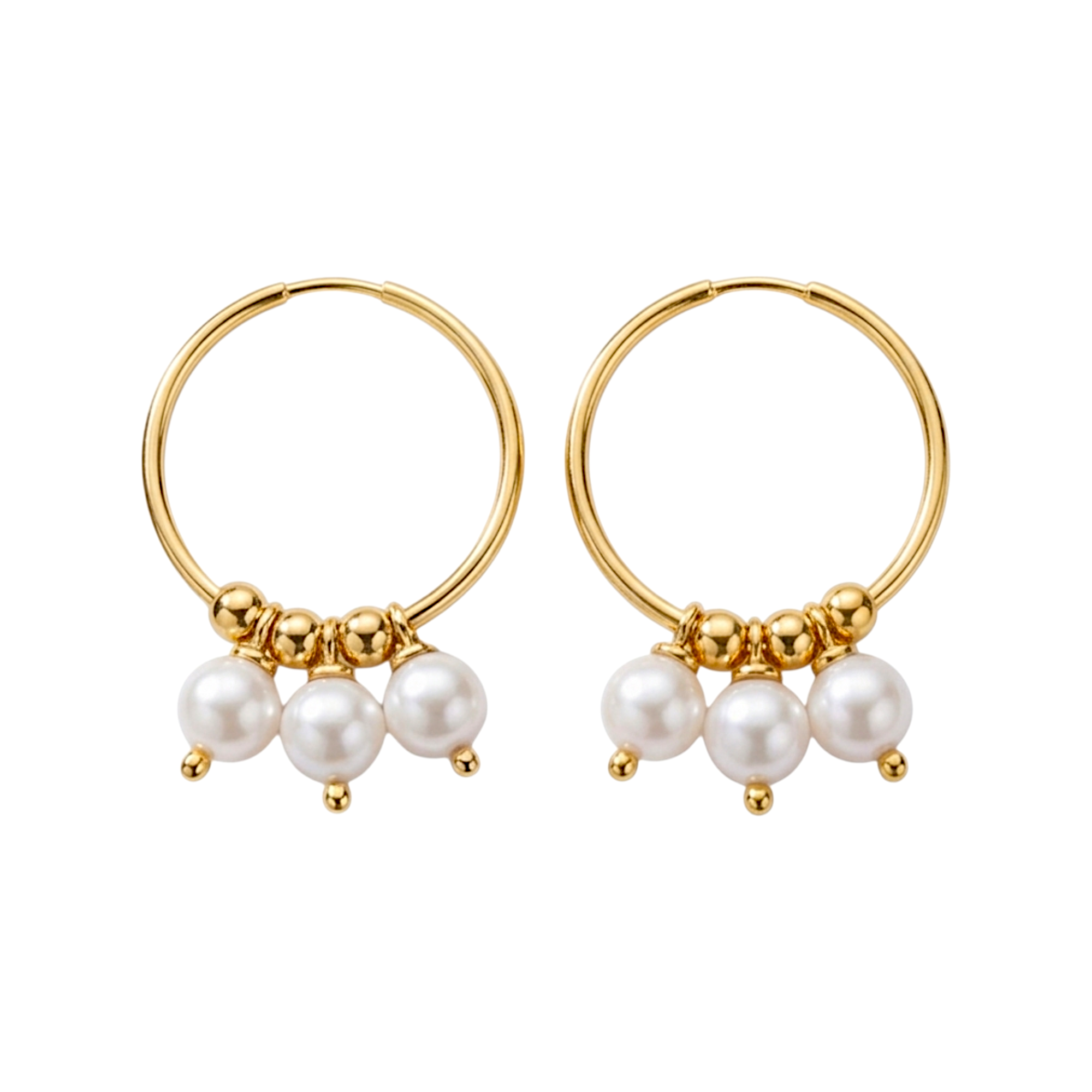 Silver Hoops