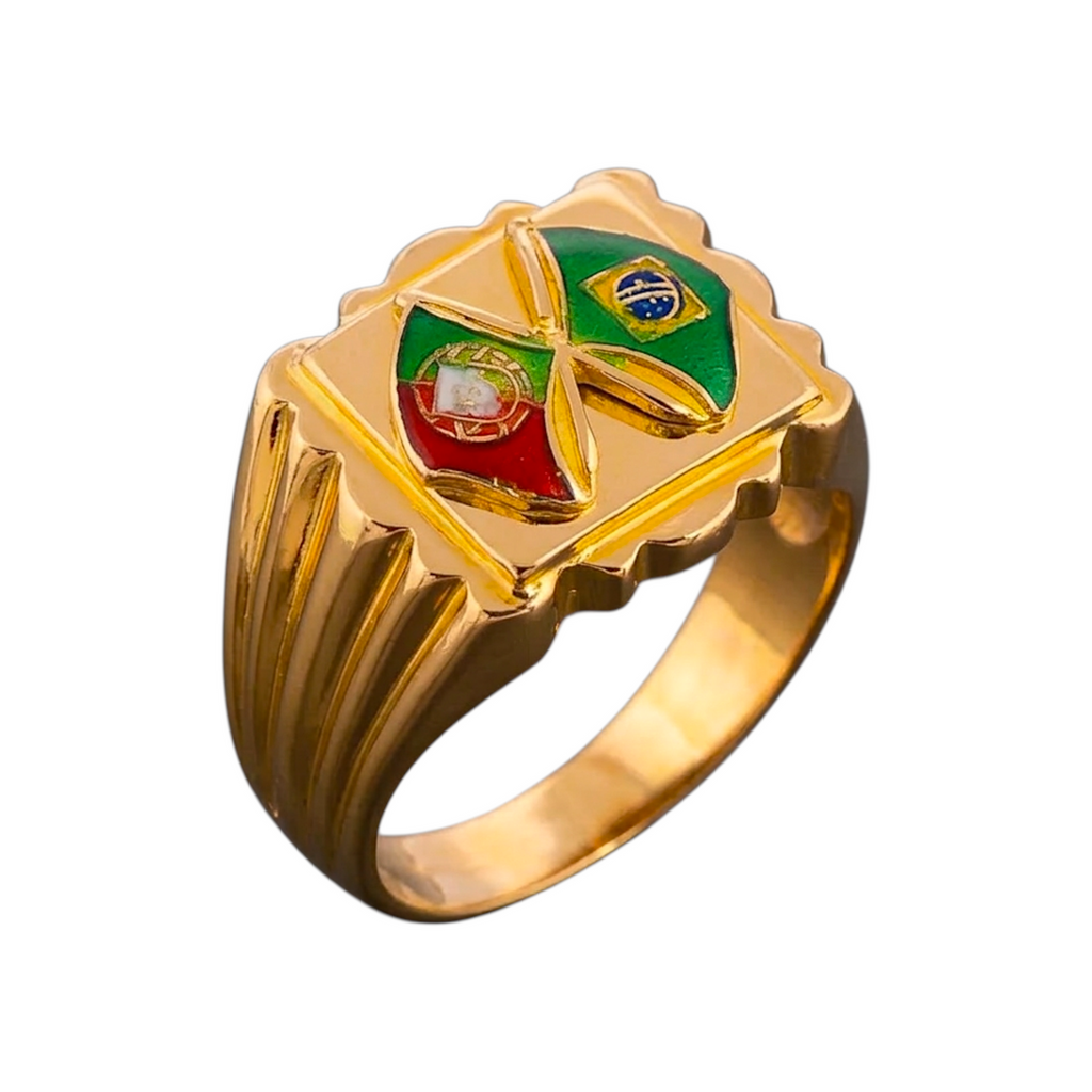 Gold Flag Ring