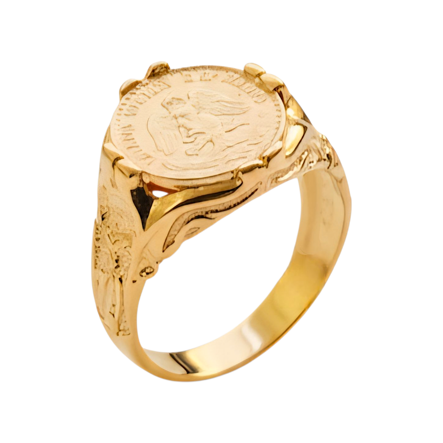 Anel Dois Pesos e Meio Ouro