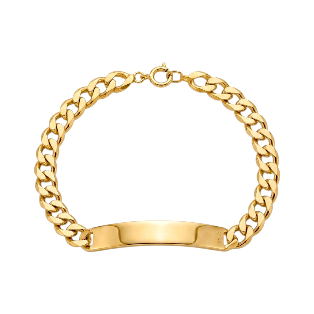 Pulseira C/Chapa Prata