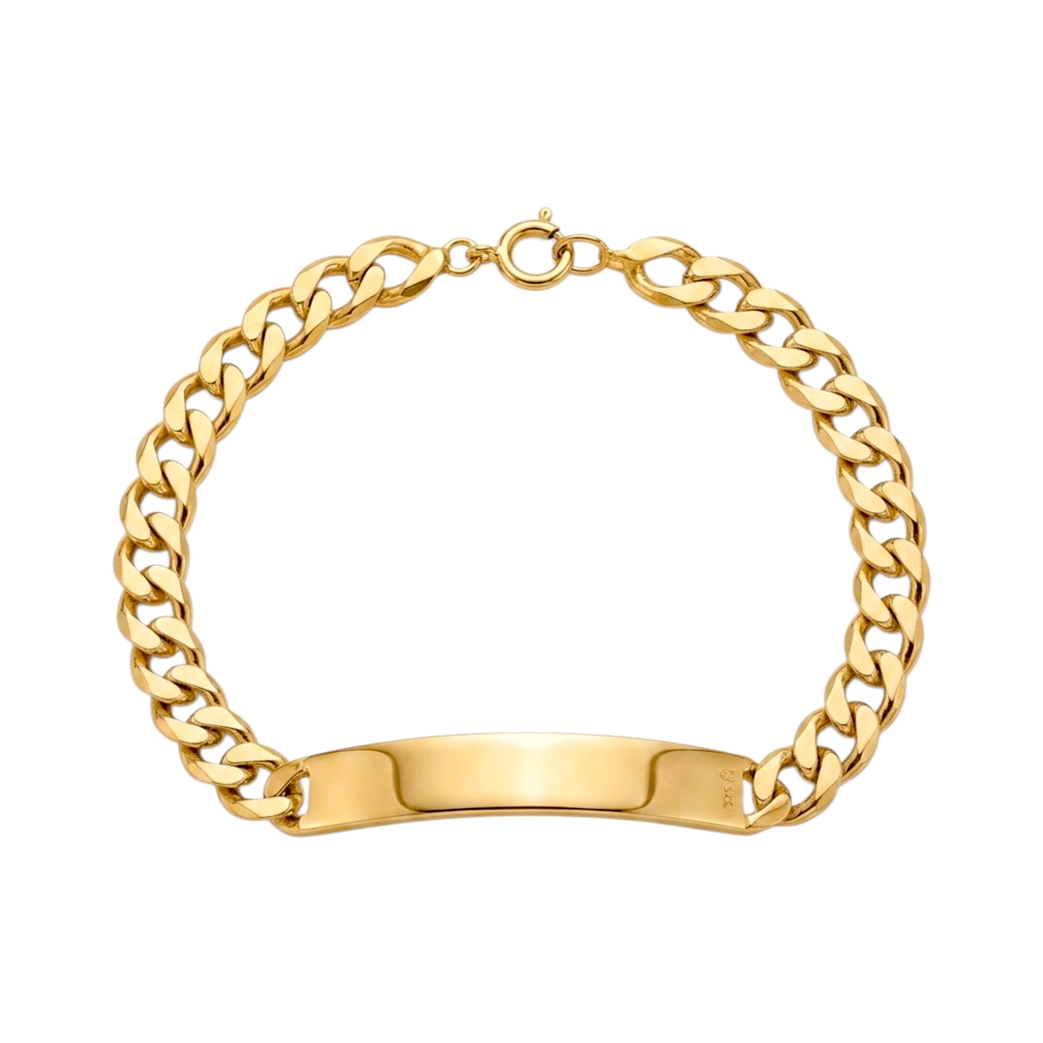 Pulseira C/Chapa Prata