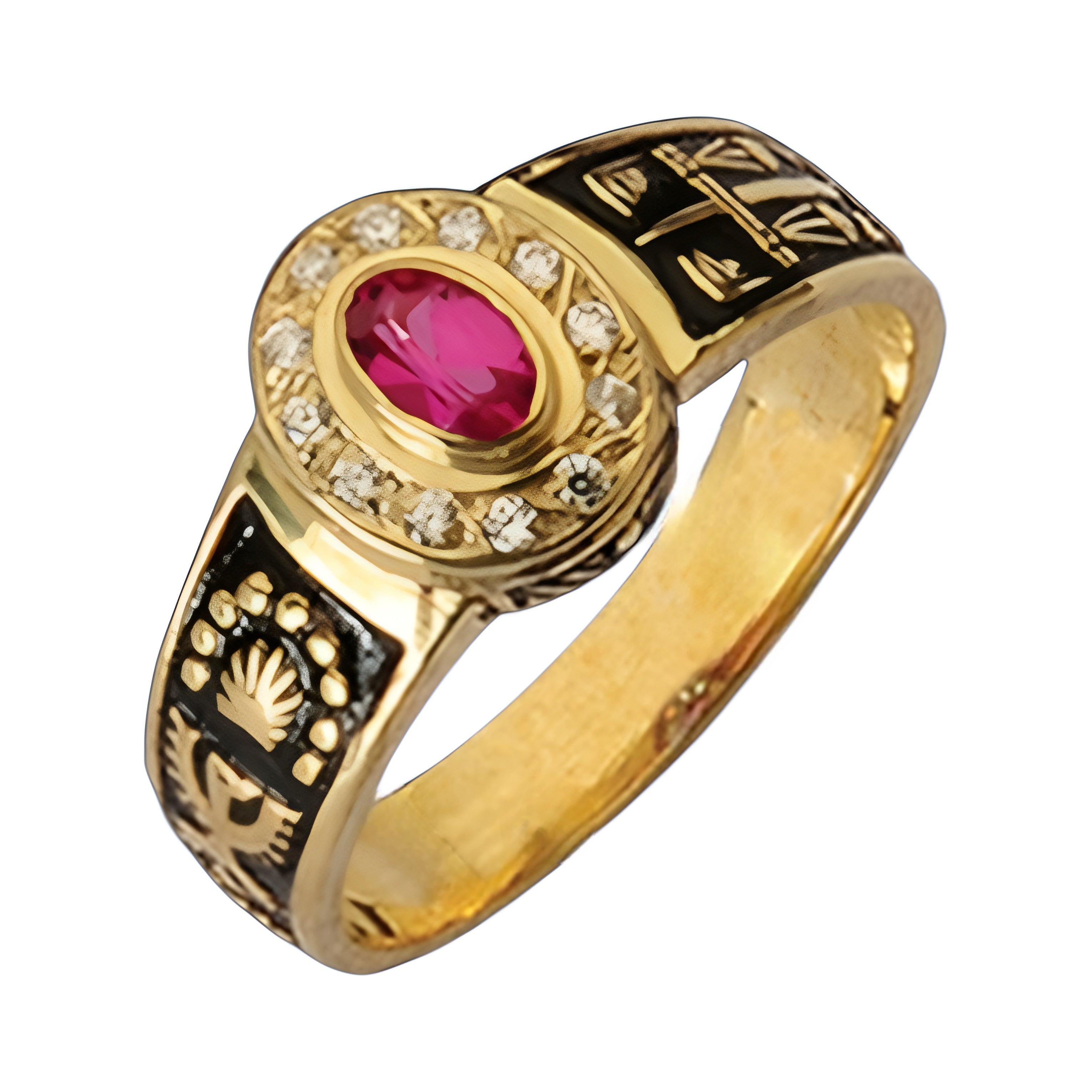 Bague de parcours en or