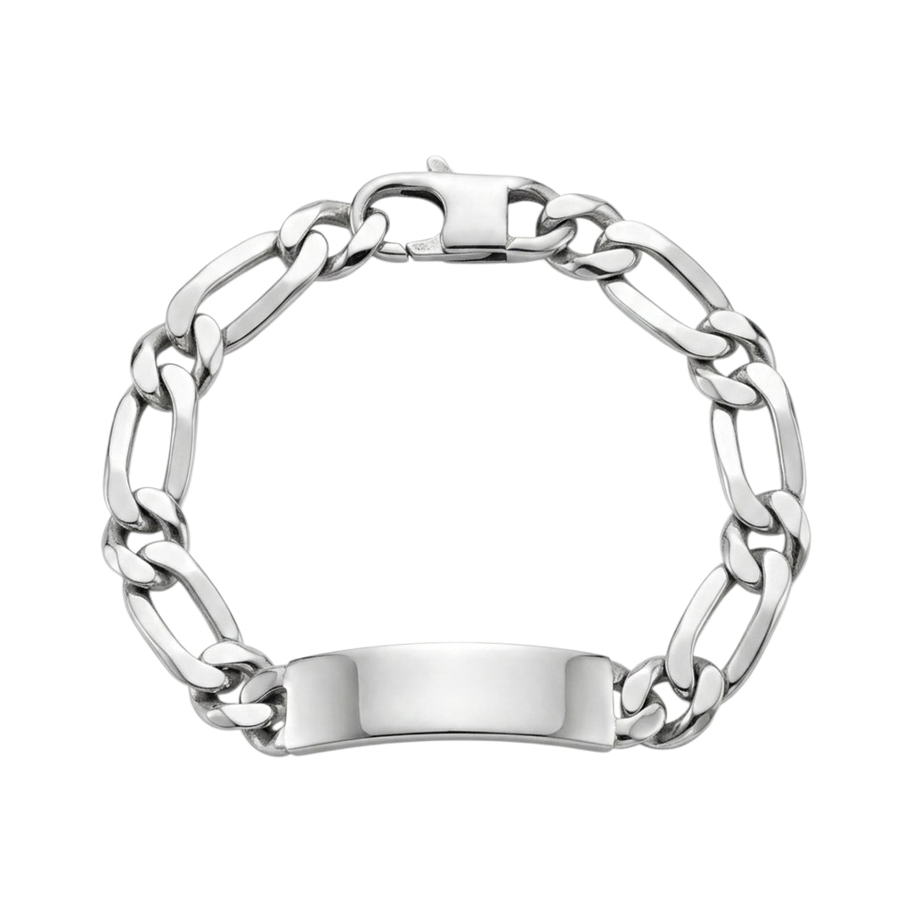 Pulseira C/Chapa Prata