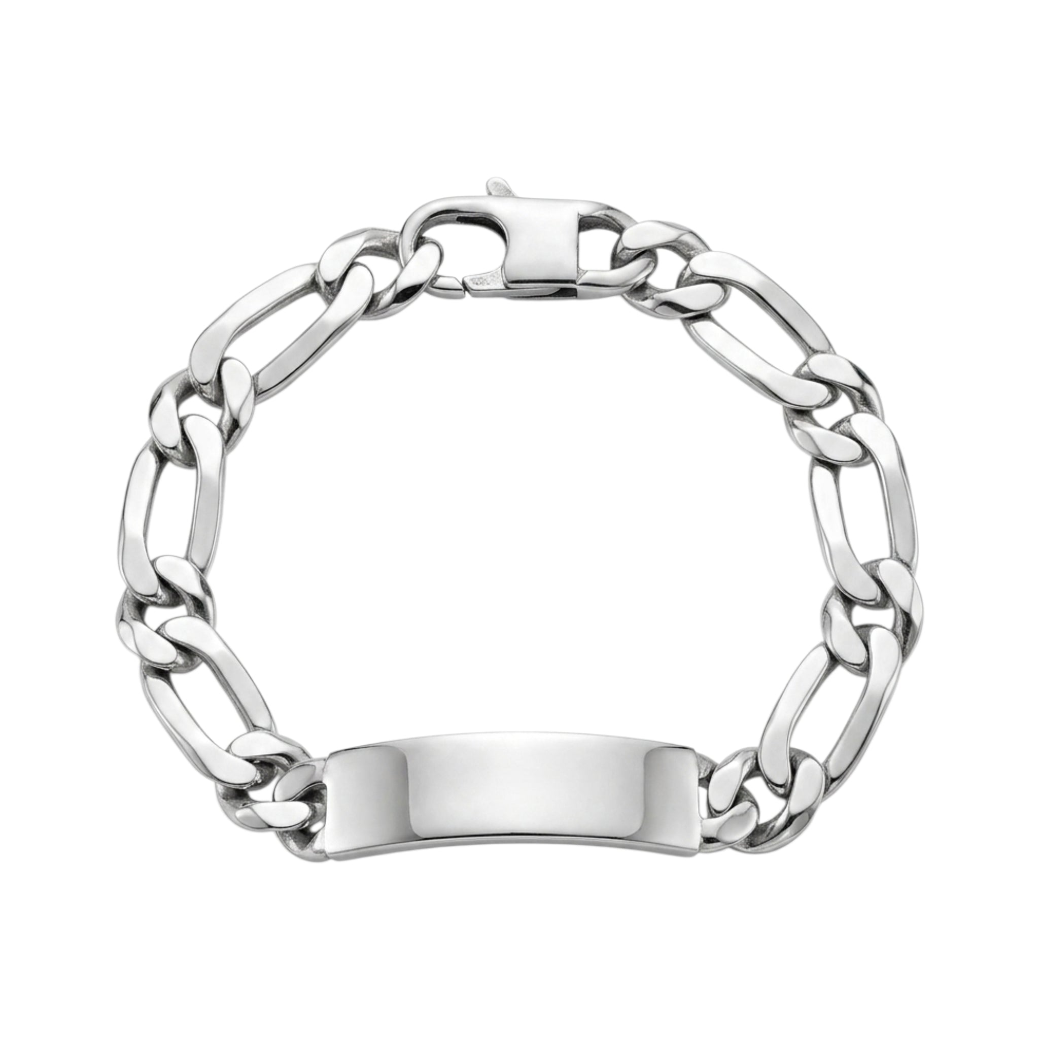 Pulseira C/Chapa Prata