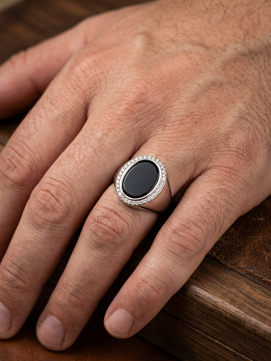Bague en argent plaqué or