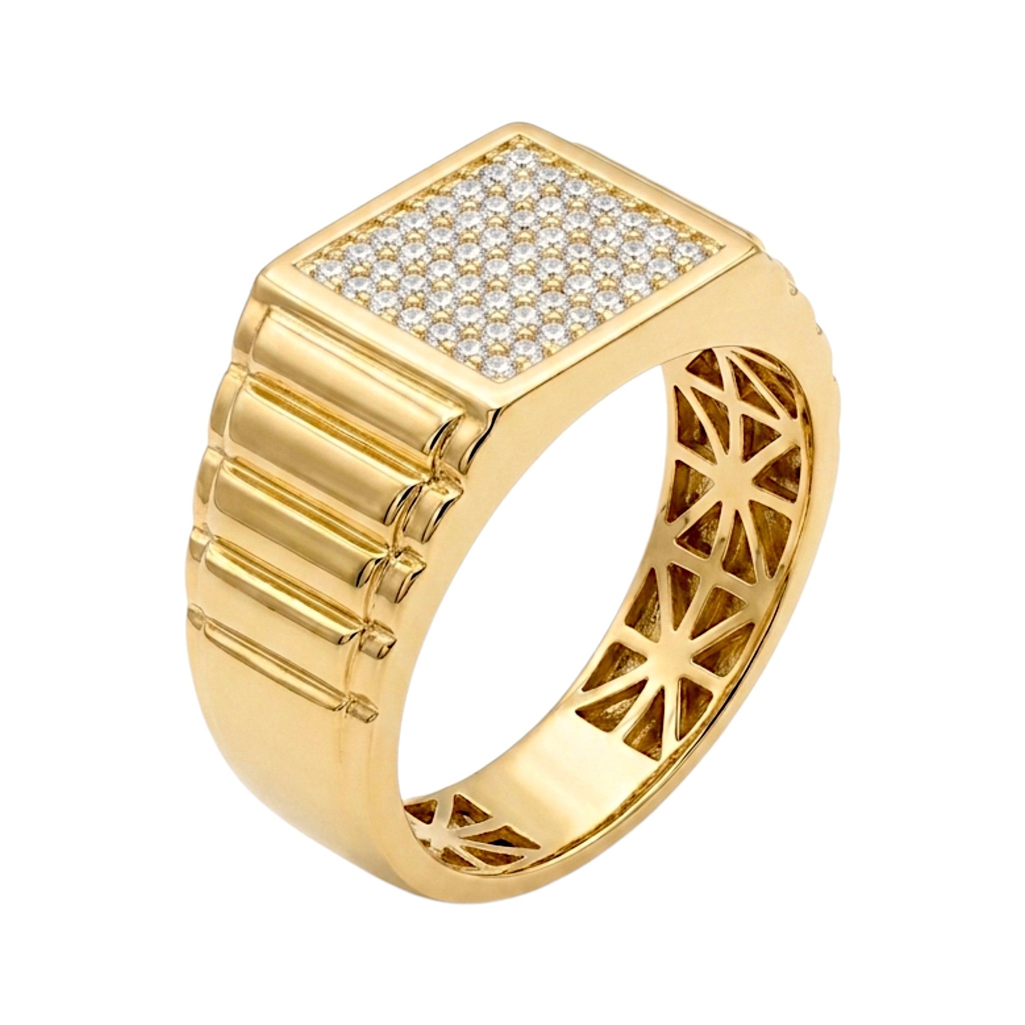 Bague en or et onyx