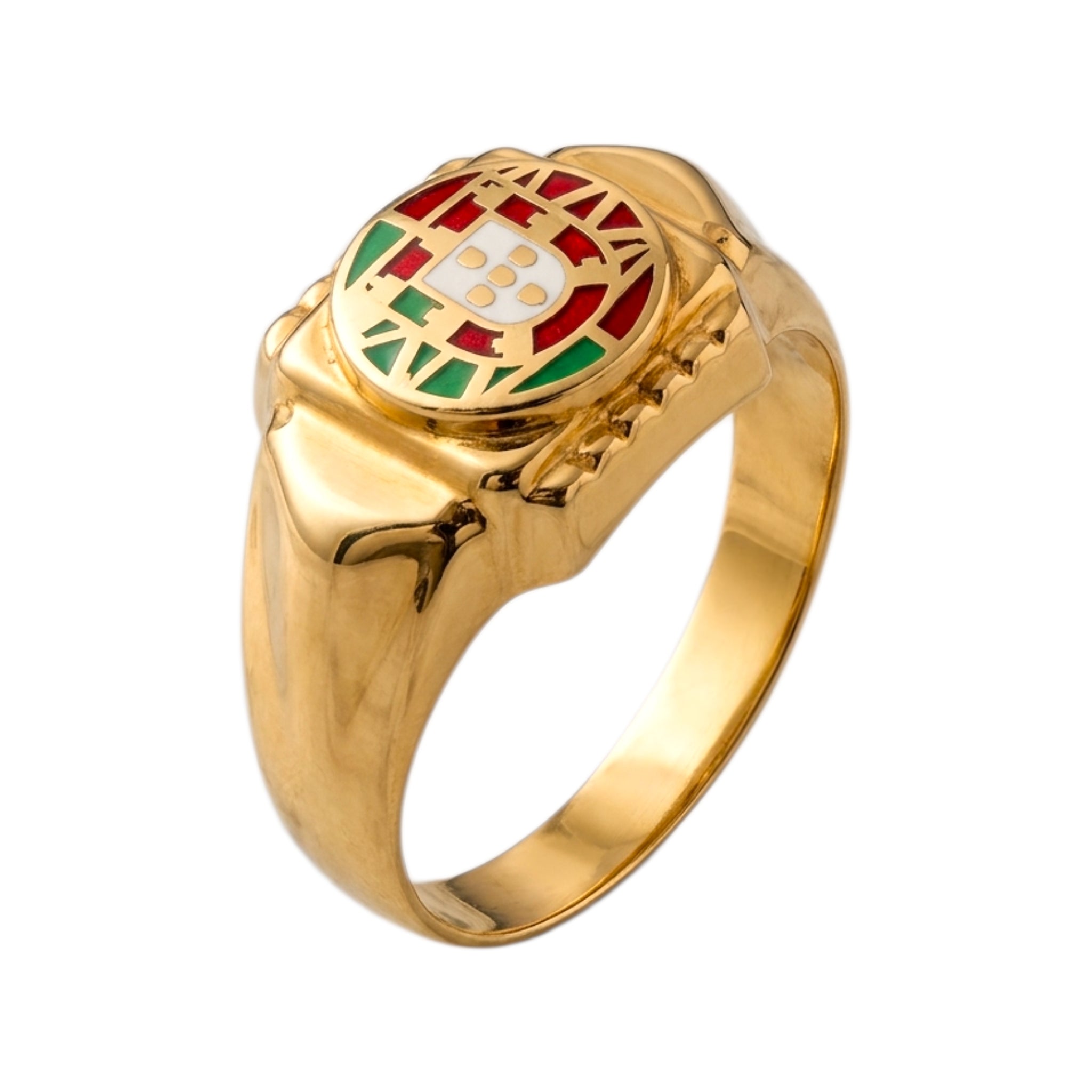 Anel Escudo Ouro