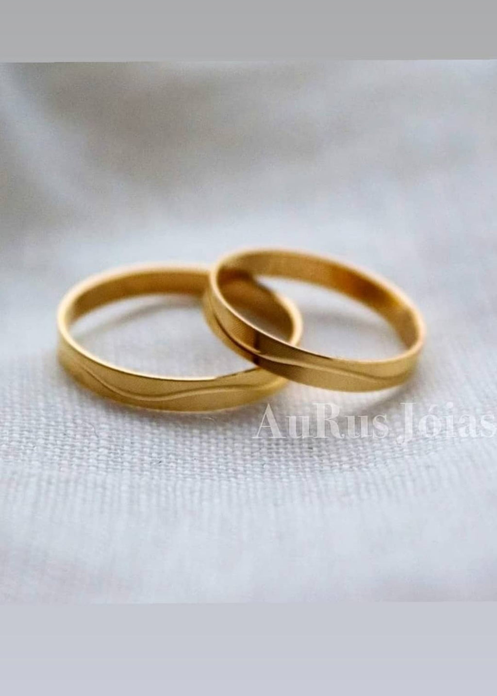 Aliança Ouro 3mm