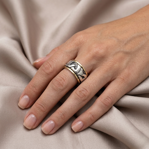 Silver and Gold Alliance Ring