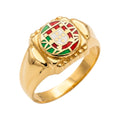 Anel Escudo Ouro