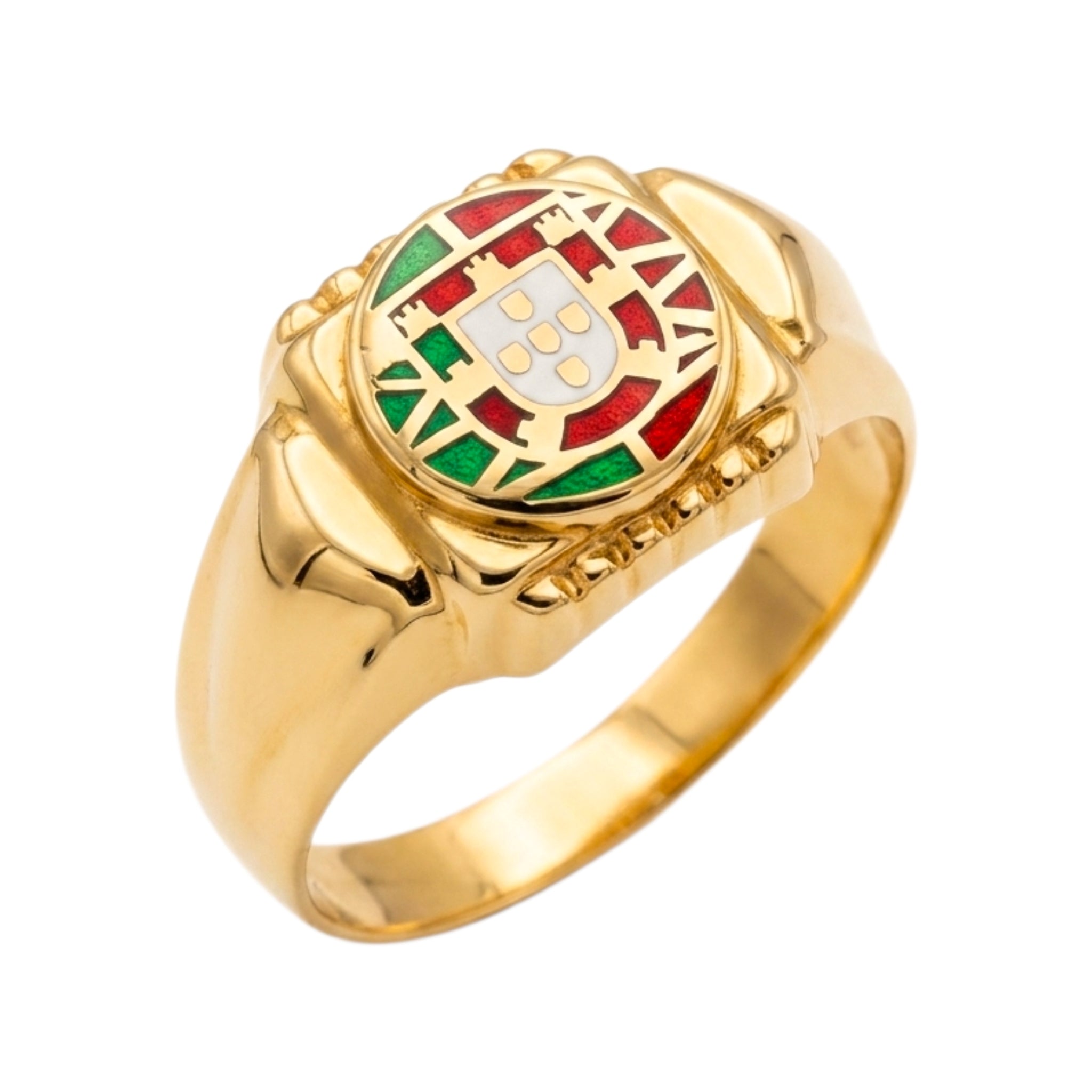 Anel Escudo Ouro