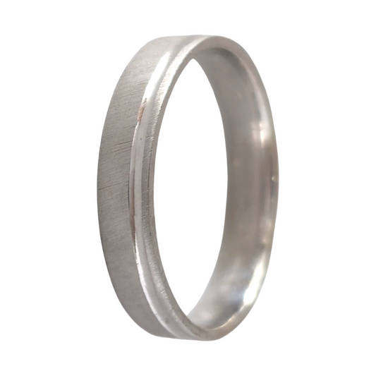 Aliança 4mm Prata