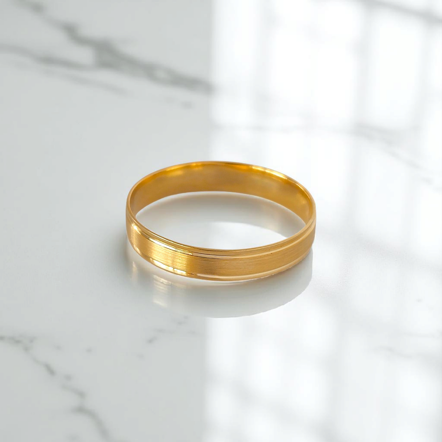 Aliança Ouro 4mm