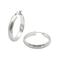 Silver Hoops