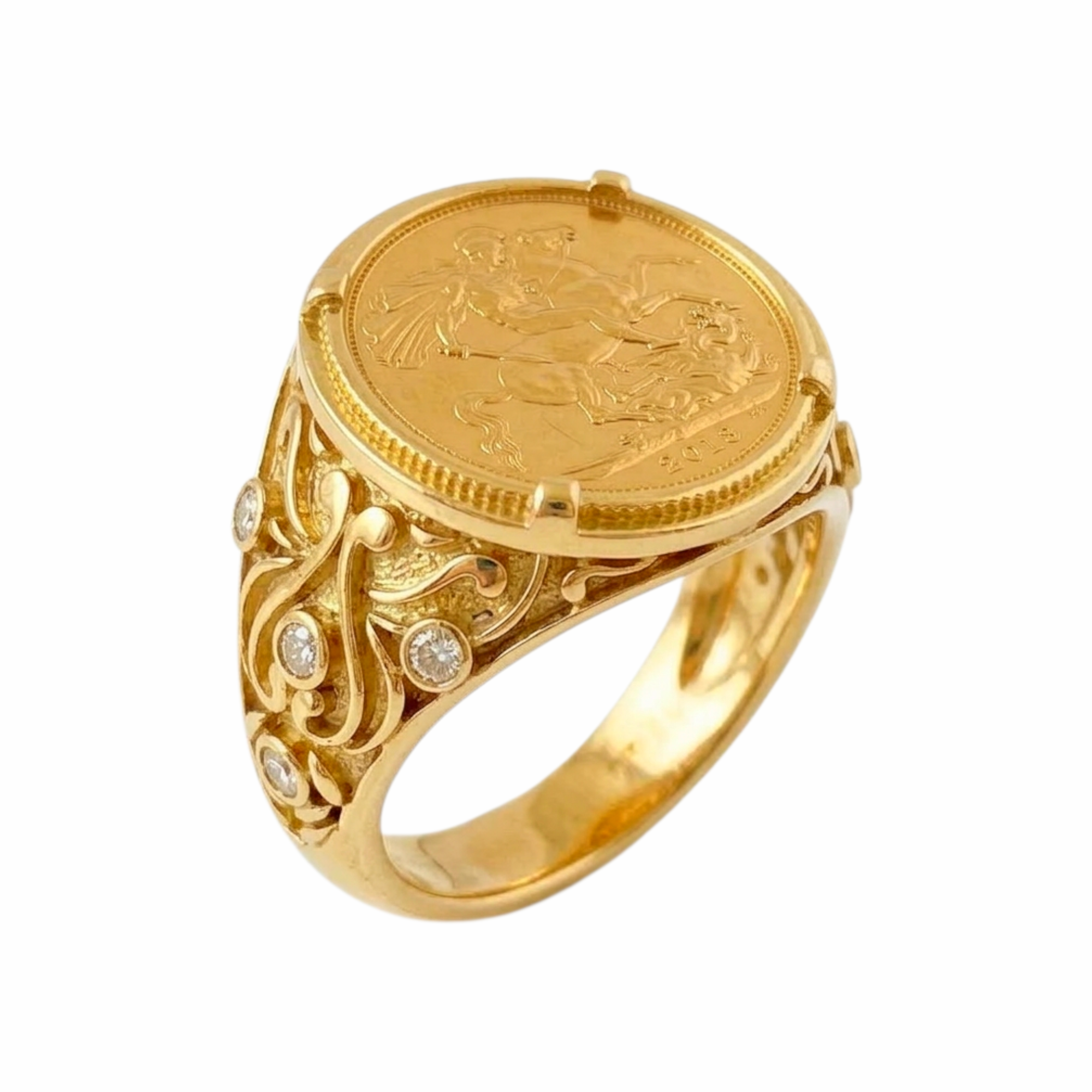 Half Pound Gold Ring