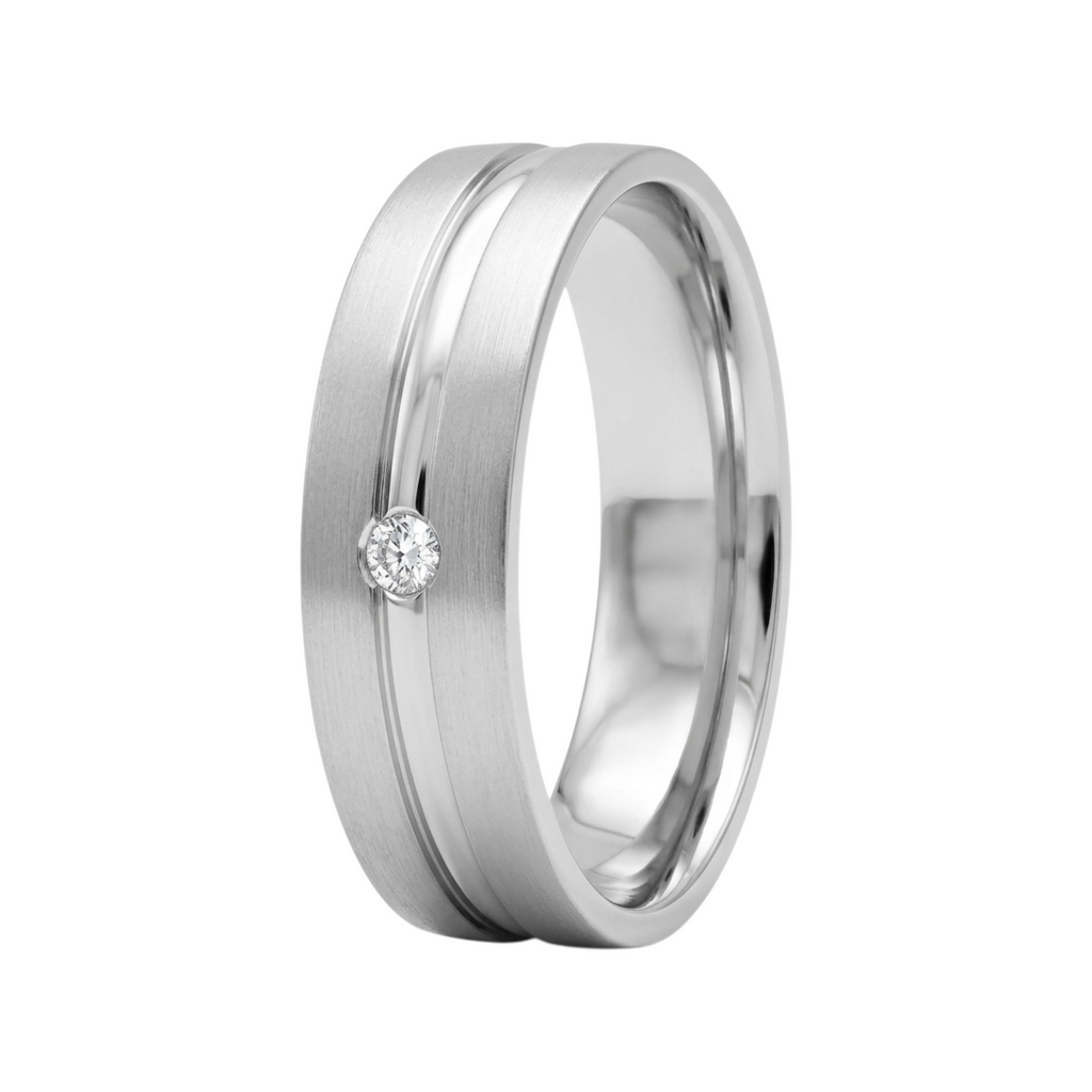 5mm Silver Wedding Band
