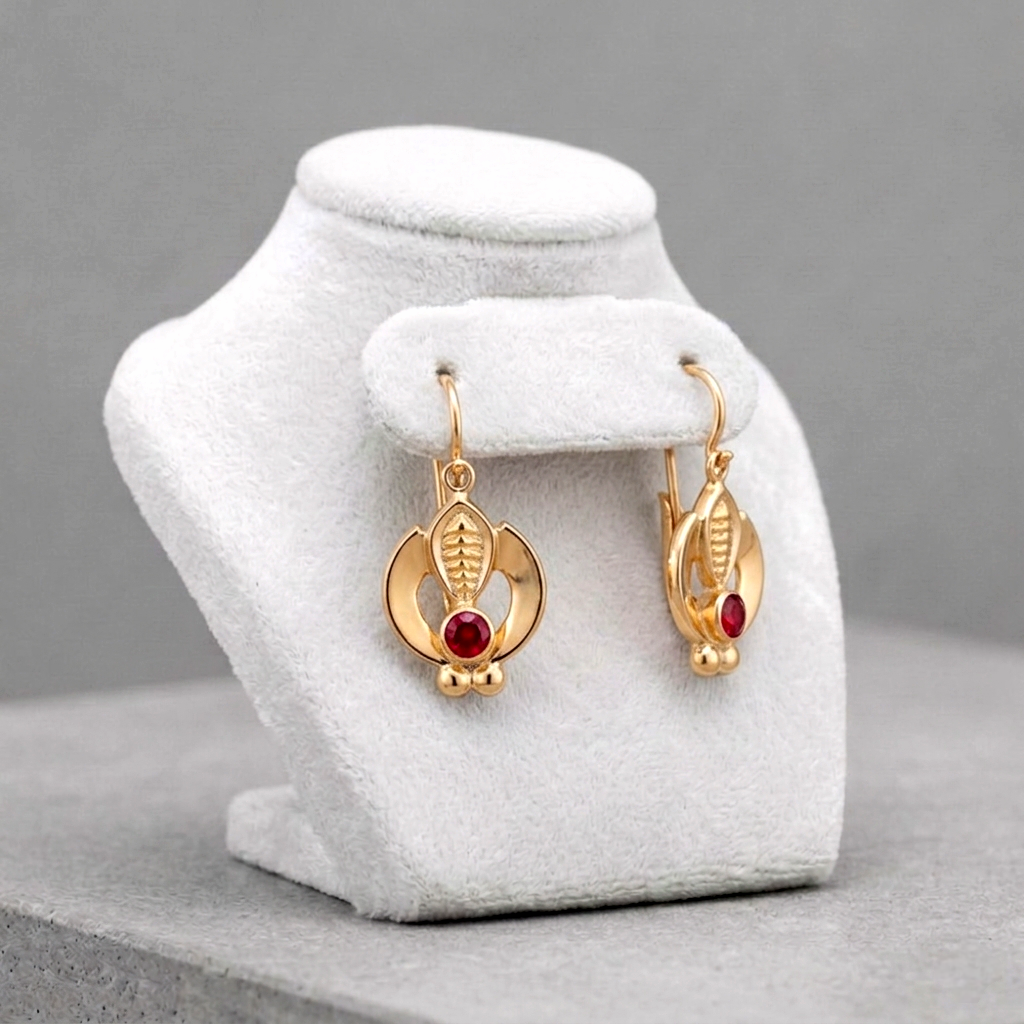 Brincos de ouro criança