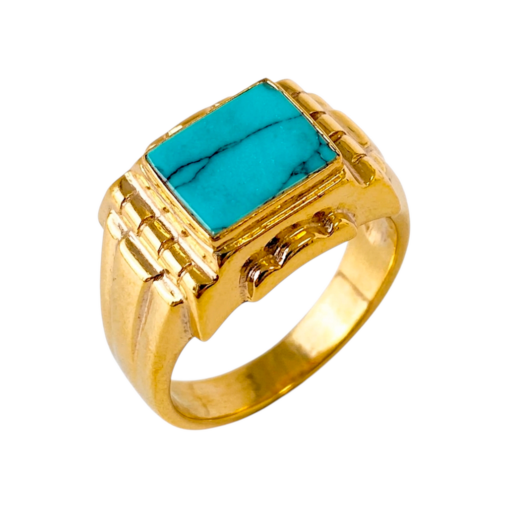 Gold Zirconia Ring