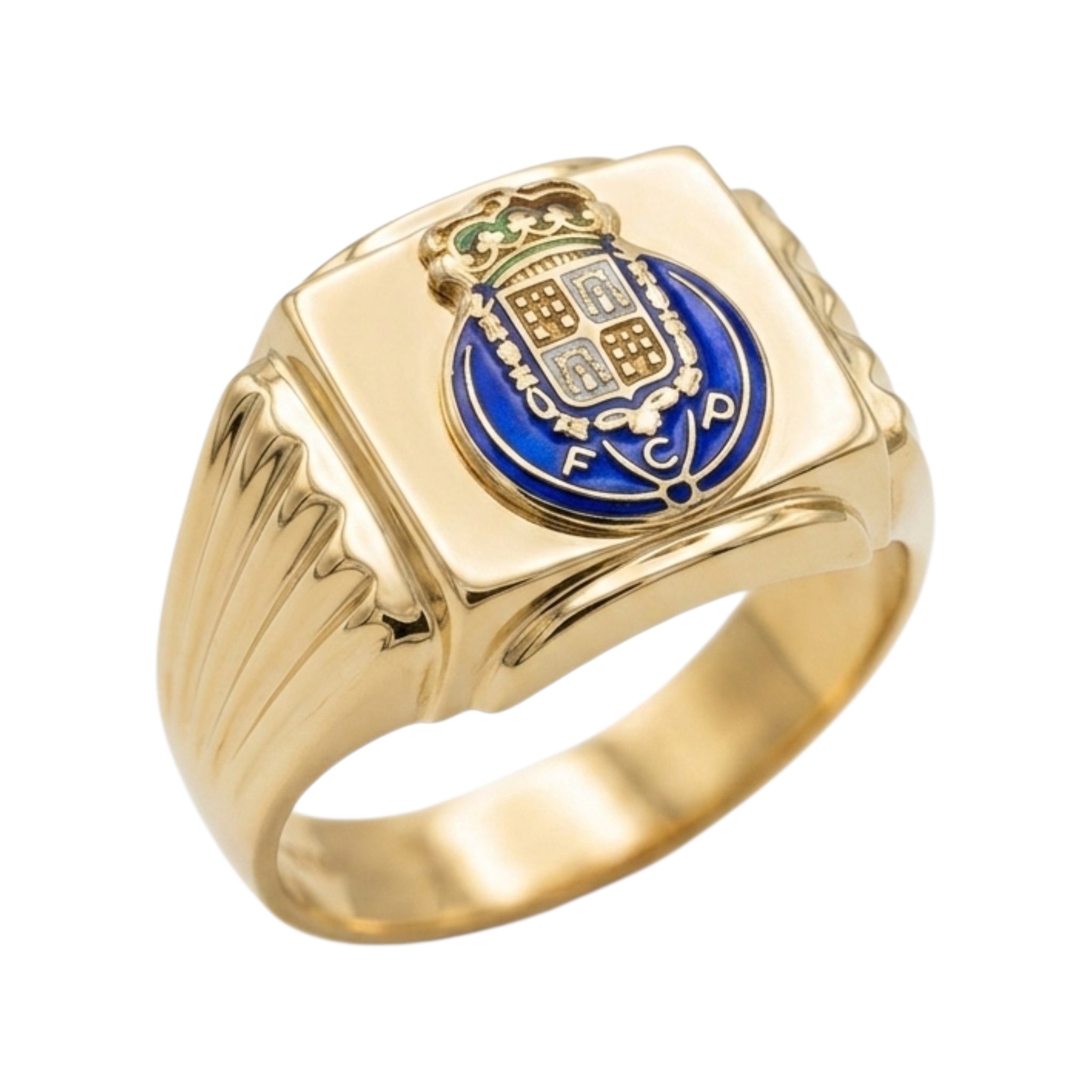 Anel Emblema Ouro