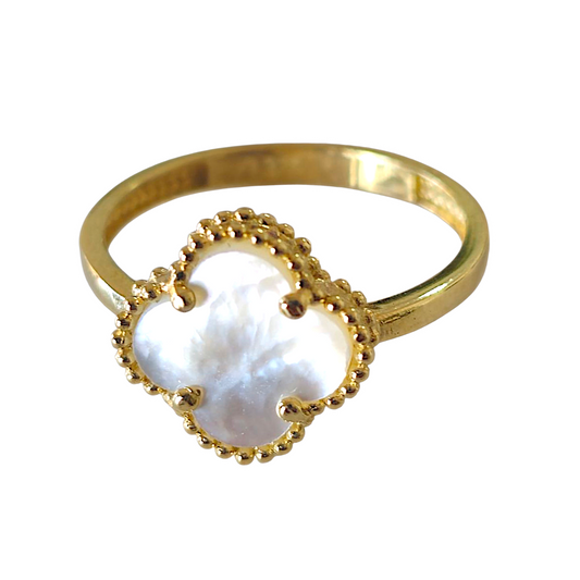 Anel Flor Ouro