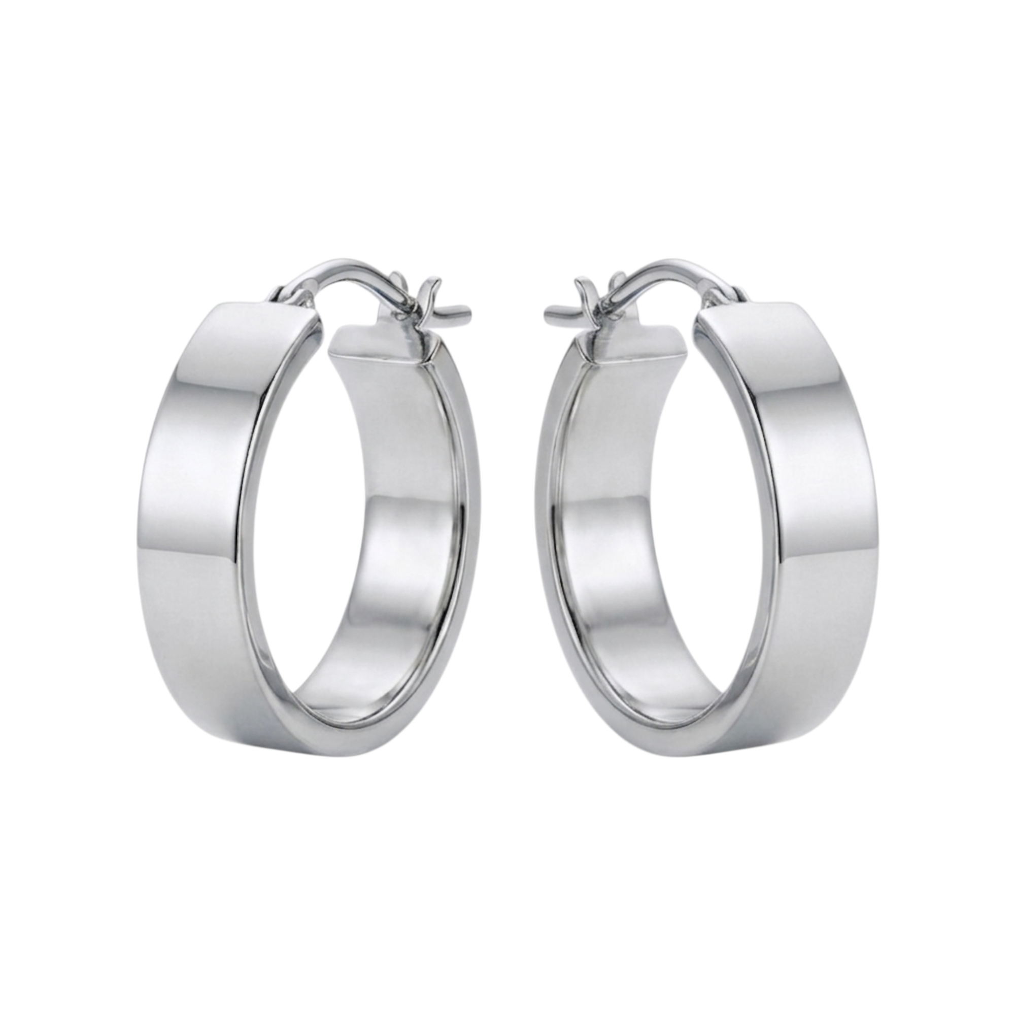 Silver Hoops