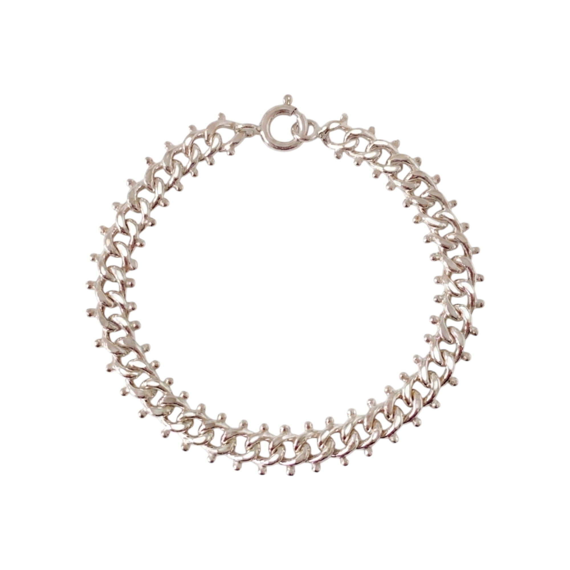Pulseira Centopeia Prata