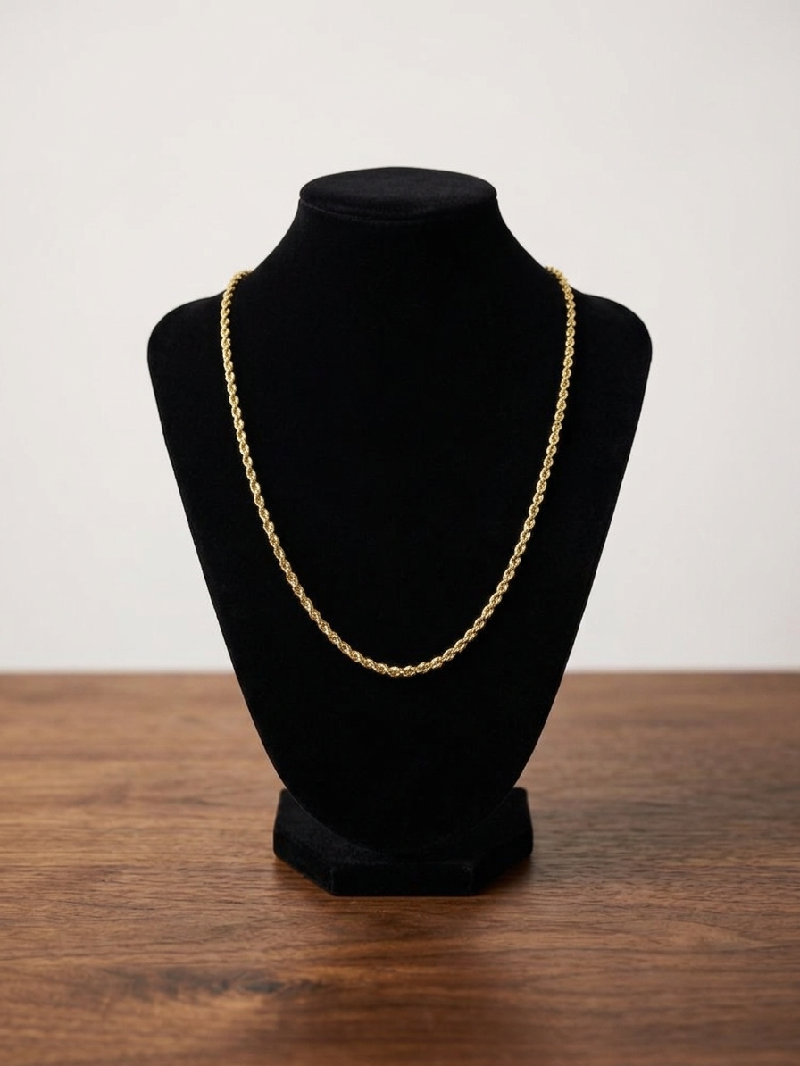 Colar Ouro 4mm