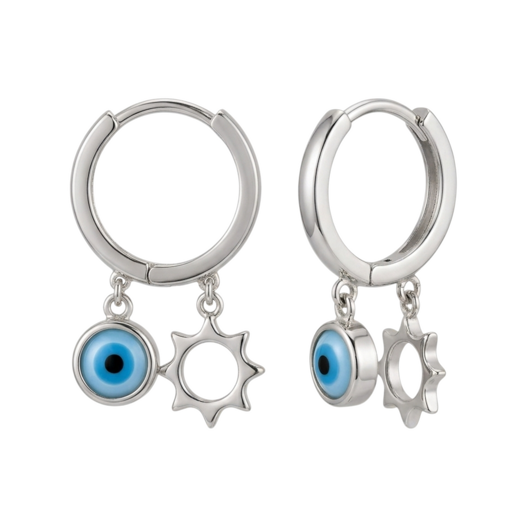 Silver Hoops