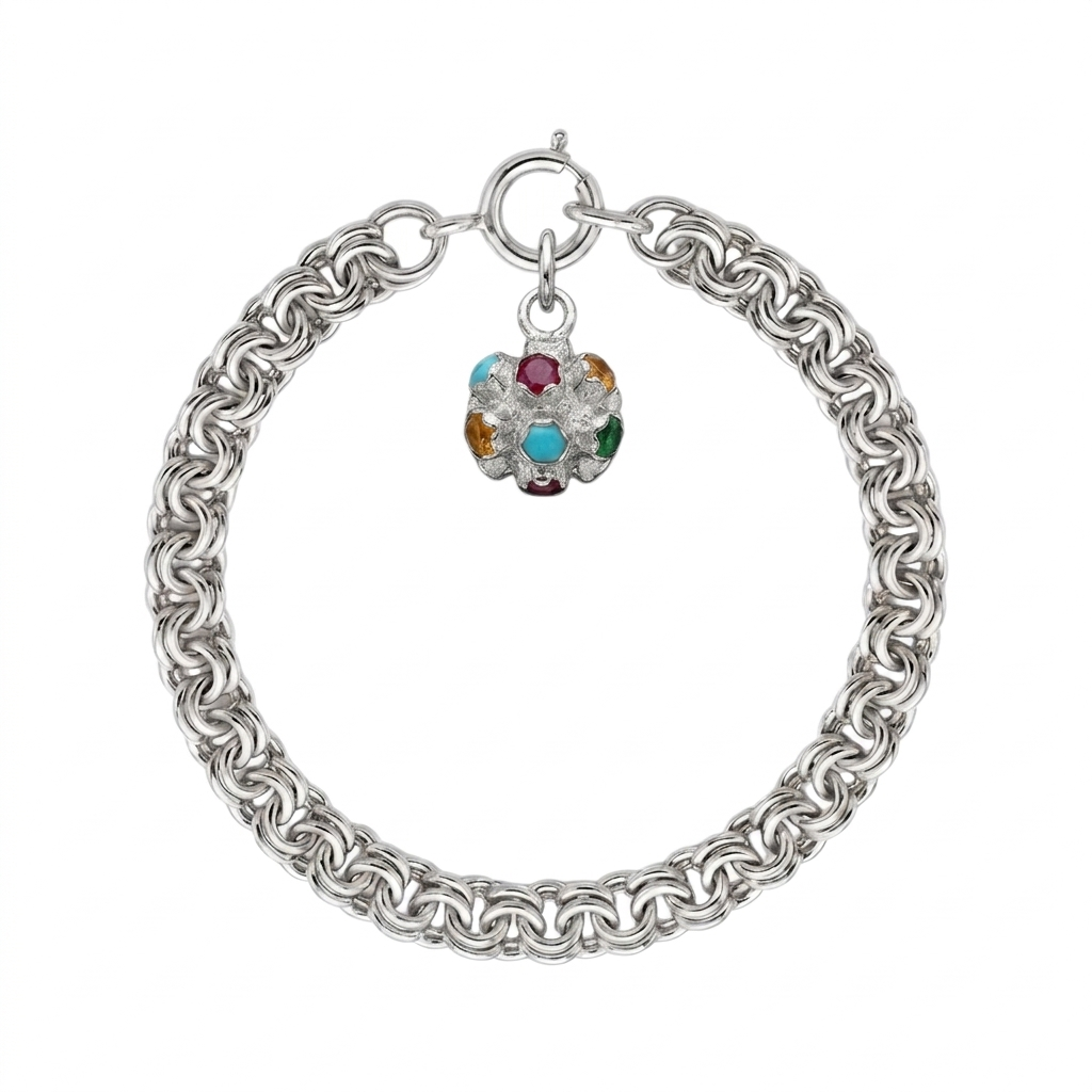 Pulseira Oca Prata