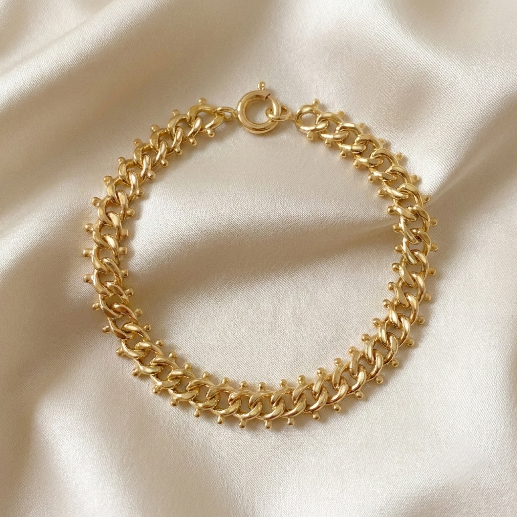 Pulseira Centopeia Prata