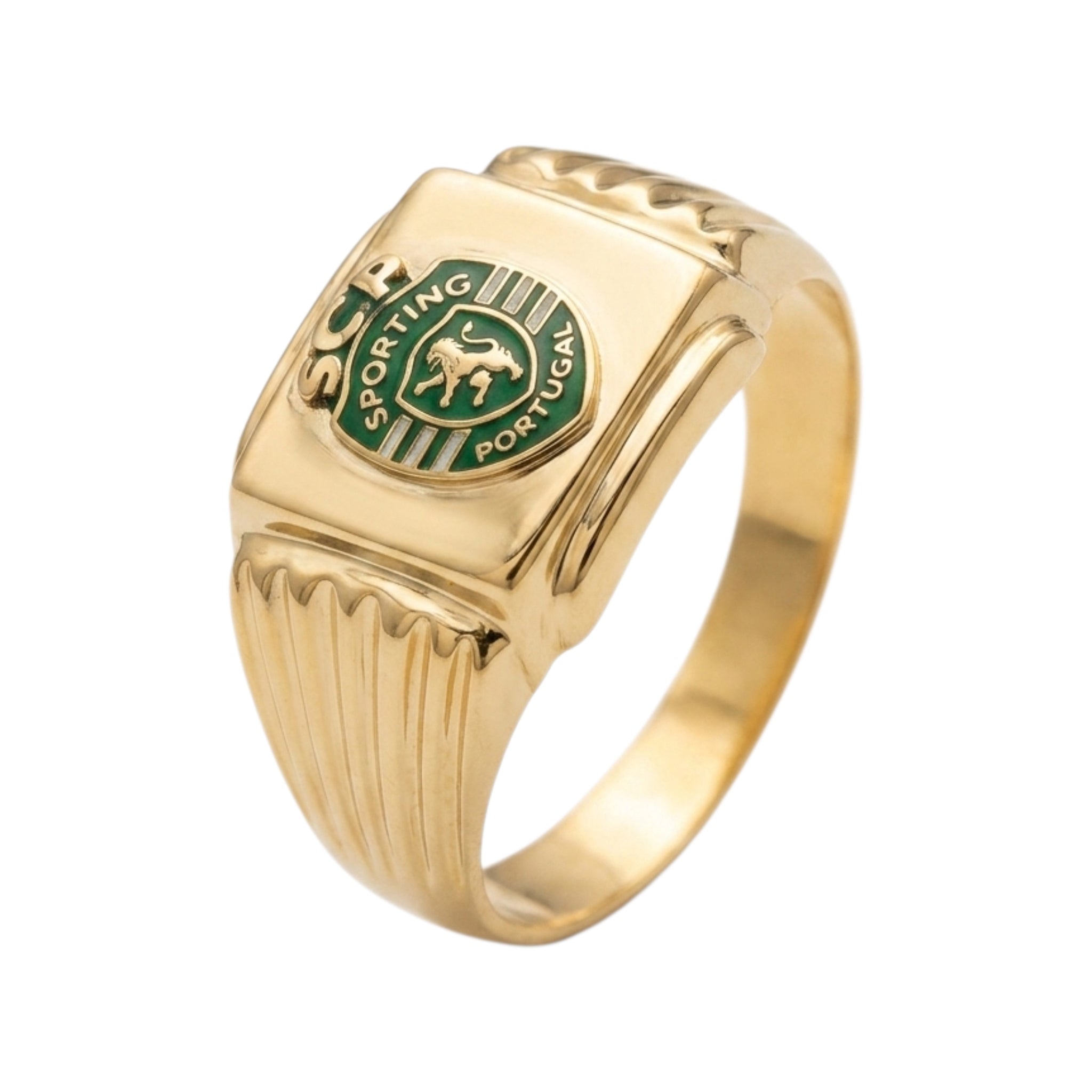 Anel Emblema Ouro
