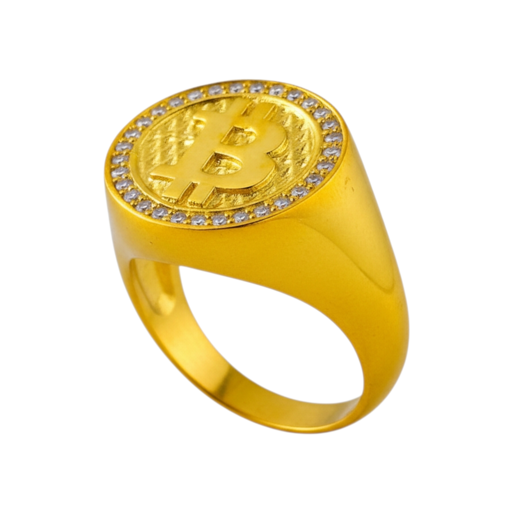Bague en argent Bitcoin